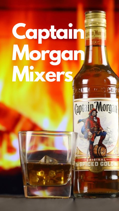 Captain Morgan Mixers Captain Morgan Fall Drinks, Captain Morgan White Rum Drinks, Captain Morgan Drinks Easy, Captain Morgan Shots, Captain Morgan Mixed Drinks, Morgan Tattoo, Drinks With Captain Morgan Spiced Rum, Drinks With Captain Morgan, Drinks With Spiced Rum Captain Morgan