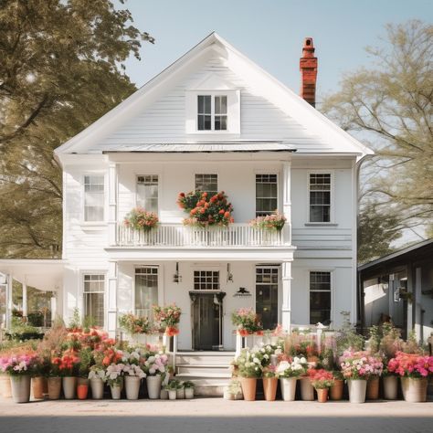 White Victorian House Exterior, White Victorian House, White Home Exterior, Home Exterior Ideas, Victorian Homes Exterior, Southern House, White Victorian, House White, Home Exterior