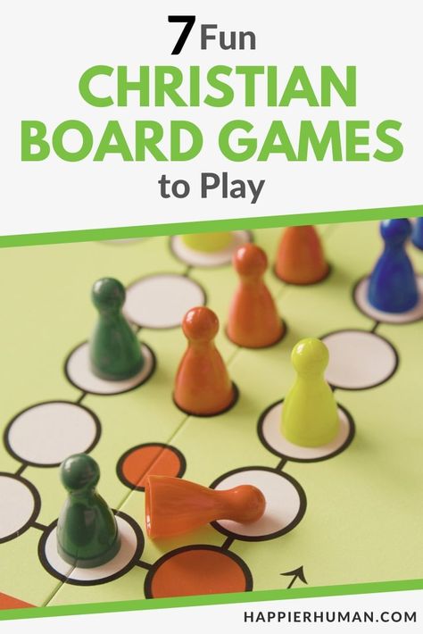 7 Fun Christian Board Games to Play in 2024 - Happier Human Bible Board Games, Christian Board Games, Christian Party Games, Christian Party, Board Games For Two, Bible Board, Diy Party Games, Board Games For Couples, Board Game Party