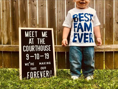 Adoption Day Photo Shoot, Funny Adoption Announcement, Adoption Day Letter Board, Adoption Announcement Ideas Foster Care, Adoption Day Pictures, Adoption Cake Ideas, Adoption Day Photos Court, Adoption Family Photos, Adoption Announcement Photoshoot