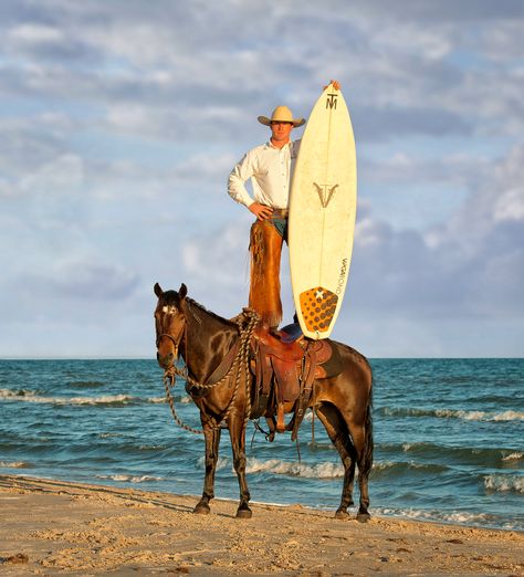 Surf board Cowboy. Costal Cowboy, Surf Cowboy, Southwest Vibes, Cowboy Aesthetic, Farm Lifestyle, Cowgirl Aesthetic, Cowboy Art, Surf Board, My Art Studio