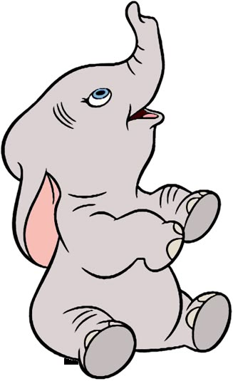 Disney Dumbo Art, Dumbo Drawing, Baby Elephant Images, Dumbo Tattoo, Dumbo Cartoon, Disney Sleeve Tattoos, Baby Dumbo, Baby Disney Characters, Disney Sleeve