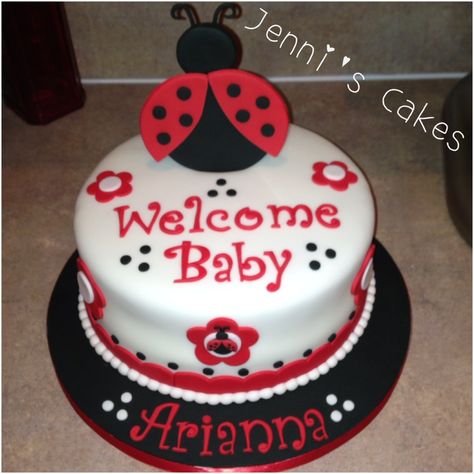 Lady Bug Baby Shower Theme Ladybug Baby Shower Theme, Bug Baby Shower, Ladybug Cakes, Ladybug Cake, Ladybug Baby Shower, Ladybug Baby, Ladybug Birthday Party, Baby Ladybug, Ladybug Birthday