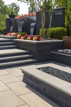 Landscaping Front Yards, Hardscape Backyard, Landscaping Backyard, Landscaping Retaining Walls, Modern Backyard Landscaping, Landscape Designer, Front Yards, Modern Landscape Design, Modern Backyard