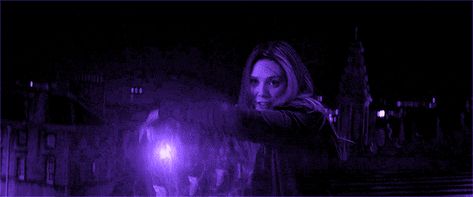 Purple Powers Gif, Darkness Magic, Purple Powers, Marvel Powers, Amethyst Witch, Werewolf Eyes, Purple Hex, Witch Purple, Witchcraft Spells For Beginners