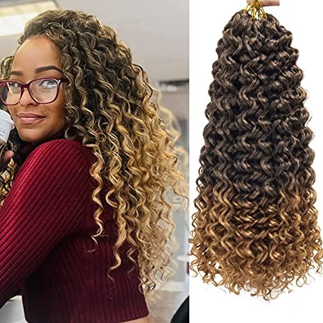 Crochet Braids Hairstyles Curls, Best Crochet Hair, Water Wave Crochet Hair, Human Hair Crochet Braids, Deep Wave Crochet Hair, Curly Crochet Hair, Ocean Wave Crochet Hair, Butterfly Hairstyle, Water Wave Crochet