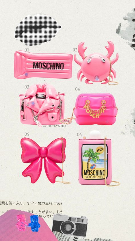 Moschino Bags, Kawaii Accessories, Hair And Nails, Moschino, Branding Design, Outfit Accessories, Color