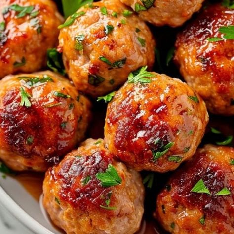 Air Fryer Turkey Meatballs Turkey Meatballs Air Fryer, Meatballs Air Fryer, Air Fryer Turkey Meatballs, Air Fryer Turkey, Leftover Meatballs, Buttered Noodles, Turkey Meat, Homemade Marinara, Turkey Meatballs