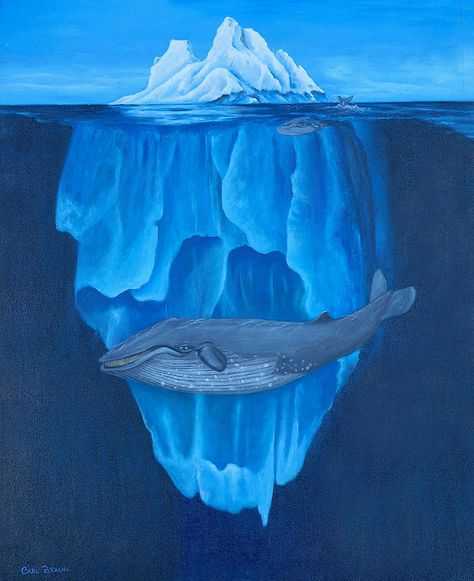 Glacier Drawing, Iceberg Art For Kids, Glacier Painting, Glacier Painting Acrylic, Iceberg Painting, Iceberg Art, Geometric Iceberg, Emotional Iceberg, Identity Artwork