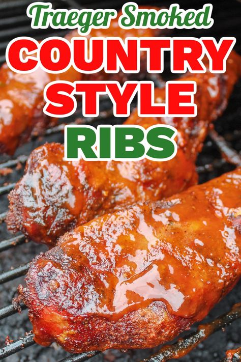 Traeger Country Style Pork Ribs, Smoked Boneless Pork Ribs, Smoked Country Style Pork Ribs, Smoked Country Style Ribs, Boneless Country Style Ribs, Boneless Country Style Pork Ribs, Country Ribs, Boneless Pork Ribs, Traeger Smoker