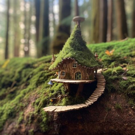 Nov 22, 2023 - This Pin was discovered by Slavka Vidic. Discover (and save!) your own Pins on Pinterest Knome Villages Garden Diy, Fairy Town, Casa Hobbit, Fairy Tree Houses, Fairy House Crafts, Fairy Village, Fairy House Diy, Fairy Home, Fairy Garden Designs