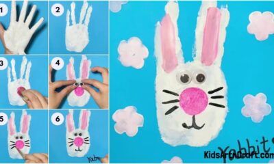 Hand Print Bunny, Bunny Handprint Art, Bunny Classroom Theme, Some Bunny Loves You Craft, Bunny Crafts For Preschoolers, Bunny Handprint, Letters Activities, Classroom 2023, Art Ideas For Kids