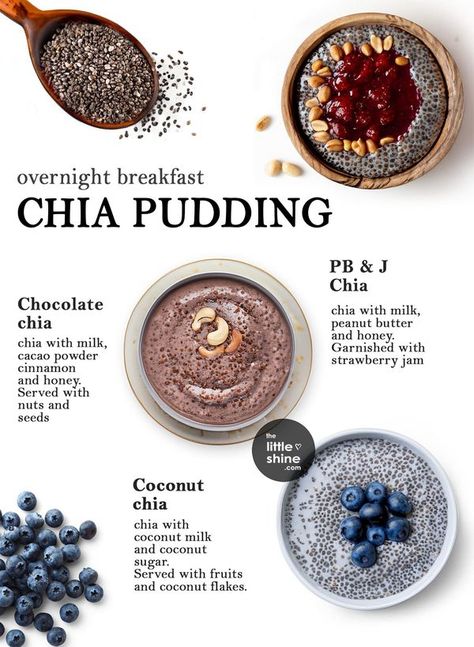 Little DIY Chia Pudding Toppings, Chia Pudding Keto, Best Chia Pudding, Best Chia Pudding Recipe, Pool Menu, Antipasti Board, Recipes For Weight Watchers, Chia Oats, Recipes Pudding