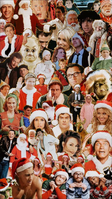 christmas movie characters collage for iphone wallpaper Christmas Movie Aesthetic, Christmas Iphone Wallpaper, The Santa Clause, Christmas Movie Characters, Movie Collage, Movie Aesthetic, Elf Movie, Christmas Iphone, Christmas Collage