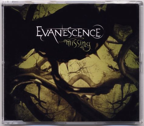 "Missing" single | Written by Amy Lee, Ben Moody, David Hodges. It was released on the CD portion of Anywhere But Home (the track can also be heard during the ending credits of the live performance). Missing was also released internationally as a radio single in Europe and South America in 2004. Evanescence Lyrics, Bring Me To Life, Amy Lee Evanescence, Pro Evolution Soccer, Art Cover, Amy Lee, Evanescence, Studio Album