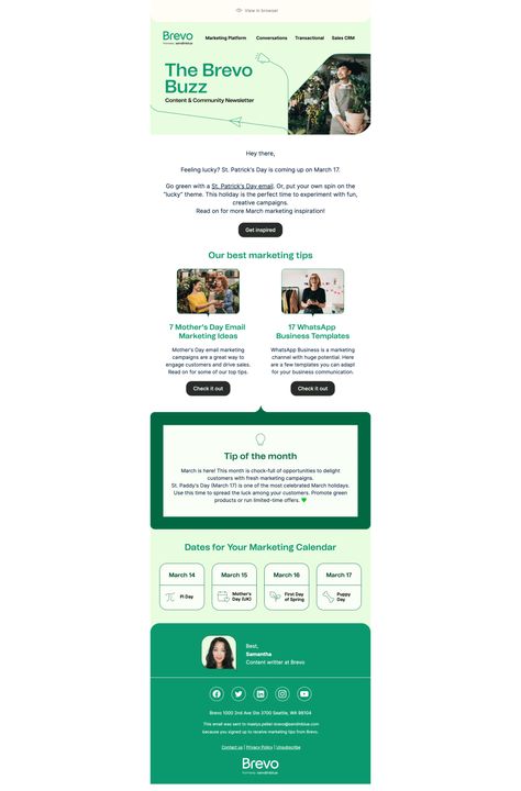 13 Great Email Newsletter Examples + Tips to Copy Podcast Email Newsletter Design, Internal Email Design, Infographic Email Design, Finance Email Design, Email News Letter Design, Newsletter Email Template, B2b Email Design, Creative Emailer Design, Modern Email Design