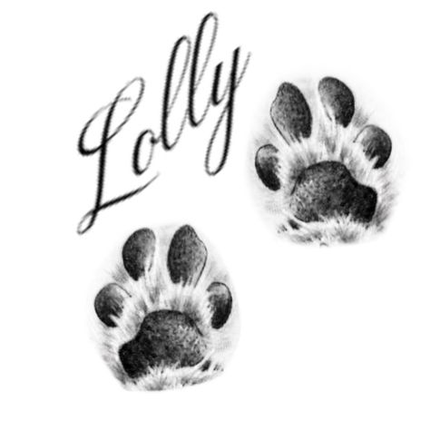 Dog Paws Tattoo, Dog Paw Tattoo Design, Paw Tattoo Design, Dog Footprint Tattoo, Cat Paw Tattoo, Paw Sketch, Cat Paw Print Tattoo, Cat Silhouette Tattoos, Paw Tattoos