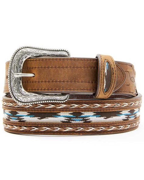 Cody James Mens Brown Multi-Color Concho Belt , Brown Nocona Belt, Custom Leather Belts, Western Gifts, Boot Barn, Western Belt Buckles, Concho Belt, Belt Brown, Buckle Bracelet, Western Belts