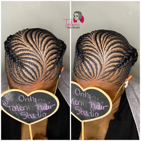 Fish Bone Hair Styles, Fish Bone Hairstyles Plaits, Freehand Hairstyle For Black Women, Small Lines Hairstyle, Free Hand Plaiting Natural Hair, Cornrow Updo On Natural Hair, Free Hand Hairstyles, Cornrow Updo, Cornrows Natural