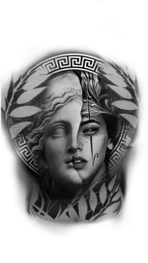 Tattoo Ideas Realism, Realism Tattoo Ideas, Tattoos Realism, Leg Sleeve Tattoos, Leg Tattoo Ideas, Chicano Tattoos Sleeve, Zeus Tattoo, Medusa Tattoo Design, Realism Tattoos