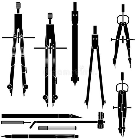 Compass Drawing Tool, Compass Drawing, Engineering Drawing, Engineering Tools, Aesthetically Pleasing, Compass, Royalty Free Images, Free Images, Concept Art