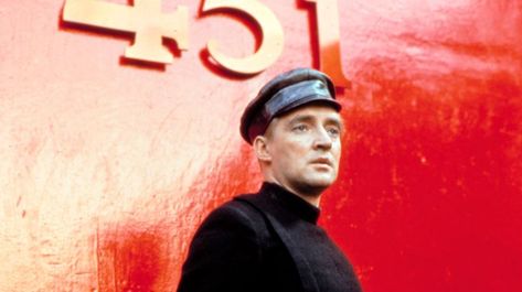 “Fahrenheit 451” on video.newyorker.com Guy Montag, Moebius Strip, Cinema Stills, Cinema Video, Nineteen Eighty Four, Francois Truffaut, Julie Christie, Dystopian Novels, Dark Materials