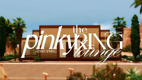 (1) The Pinky Ring Lounge (CC Build) – @themintsimmer on Tumblr Lounge Sims 4, Upscale Lounge, Sims Builds, Hotel Building, High School Years, Island Living, Sims 4 Build, Sims 4 Houses, City Living