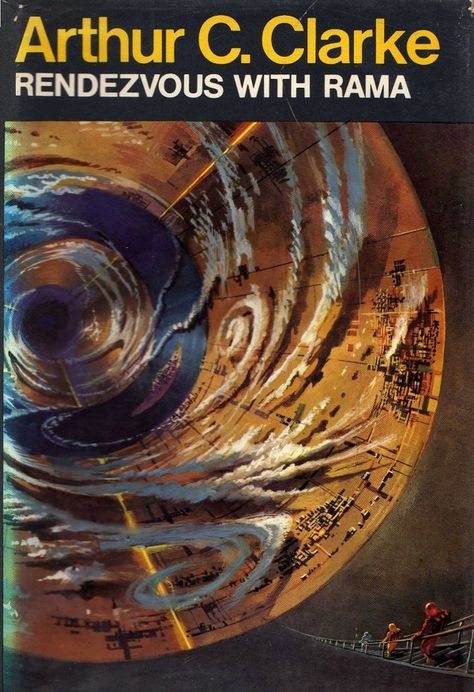 Rendezvous With Rama, Classic Sci Fi Books, Scifi Books, Hard Science Fiction, Science Fiction Magazines, Arthur C Clarke, Sci Fi Book, Classic Sci Fi, Science Fiction Novels