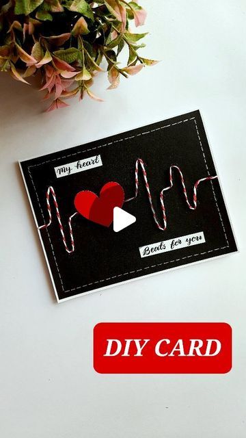 Gayathri Dasari | Your DIY mentor in the virtual world. on Instagram: "DIY LOVE CARD | TUTORIAL ❤️  #diycrafts #diyprojects #handmadecards #handmade #cardmaking #lovecards #diygifts #giftsforhim #tutorials #reelsindia #reelitfeelit #diycards #heartcard #crafts #crafting #papercraft" Instagram Diy, Card Tutorial, Heart Cards, Love Cards, Virtual World, Diy Cards, Diy Gifts, Gifts For Him, Cards Handmade