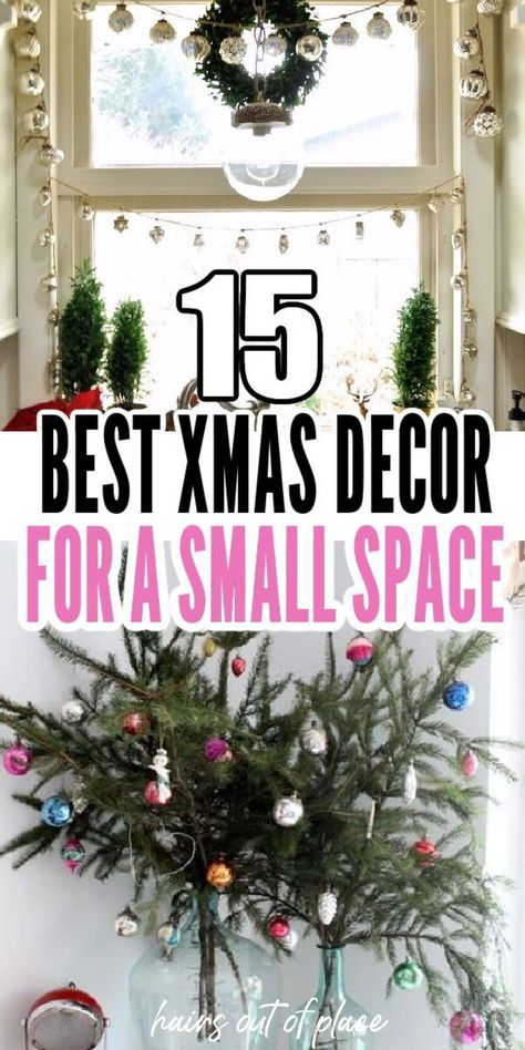 Small Window Christmas Decor Ideas, Space Saving Christmas Decor, Small Patio Christmas Decor, Porch Xmas Decor Ideas, Small Balcony Christmas Decor, Balcony Christmas Decor Apartment, Apartment Balcony Christmas Decor Ideas, Apartment Door Christmas Decor, Small Porch Christmas Decor