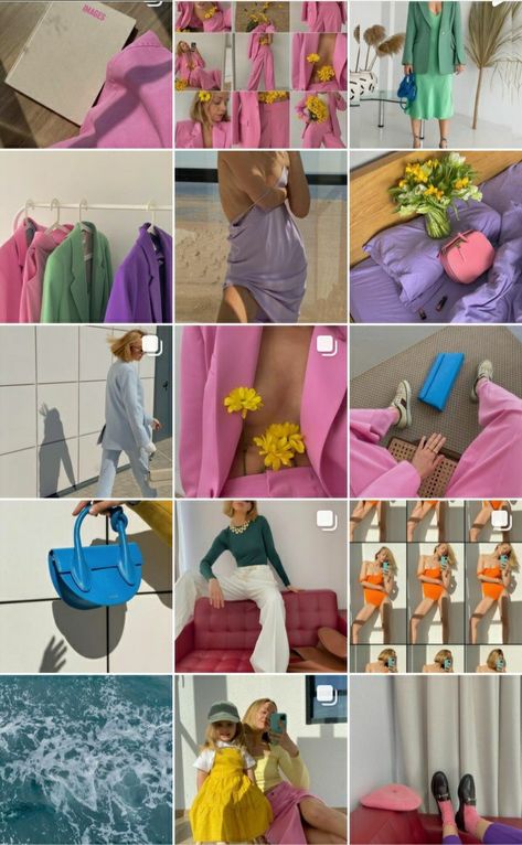 Ig Fashion Feed, Boutique Instagram Feed, Female Journalist Aesthetic, Aesthetic Art Instagram Feed, Bright Instagram Feed, Instagram Feed Planner, Luxury Clothing Brands, Photography Bags, Feed Insta