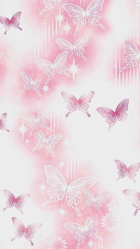 Pink Wallpaper Backgrounds, Pink Wallpapers, Phone Wallpaper Pink, Aesthetic Wallpaper Iphone, Wallpaper Pink, Pretty Wallpapers Backgrounds, Butterfly Wallpaper, Aesthetic Iphone, Wallpaper Iphone Cute