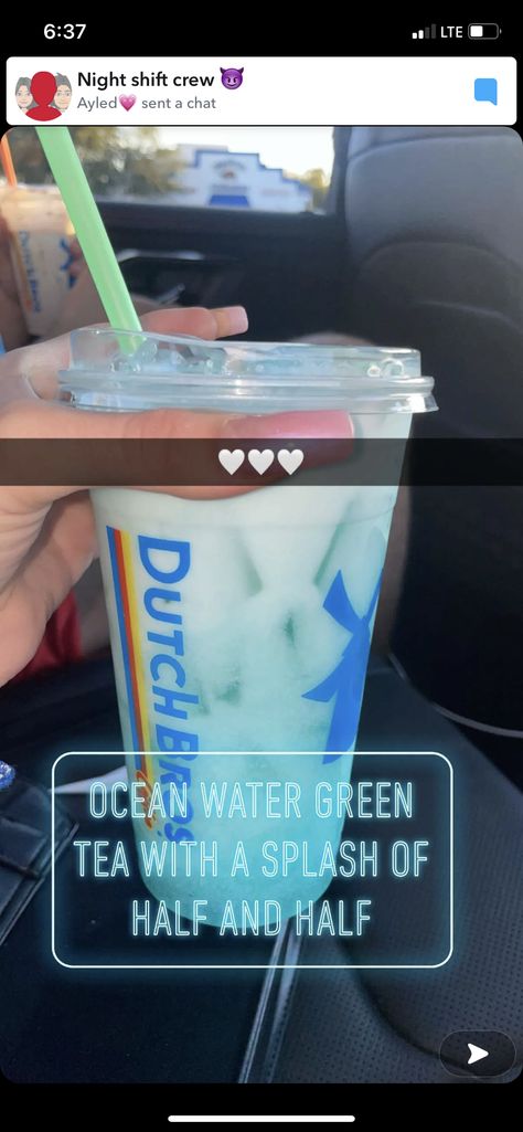 Secret Dutch Bros Drinks, Dutch Bros Green Tea Drinks, Sonic Drinks, Dutch Brothers, Starbucks Drink Menu, Dutch Bros Drinks, Green Tea Drinks, Secret Starbucks Drinks, Iced Green Tea