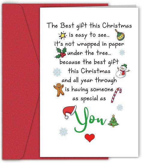 Amazon.com : Inbufruy Husband Christmas Card, Christmas Poem Card for Husband, Romantic Christmas Card for Him, Heartfelt Holiday Card from Wife, Merry Christmas To My Husband Card : Office Products Merry Christmas Husband Quotes, Merry Christmas To My Husband, Merry Christmas Husband, Romantic Christmas Cards, Husband Christmas Card, Christmas Husband, Christmas Poem, Card For Husband, Husband Card