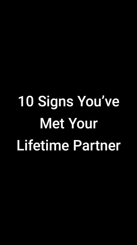 Finding true love and a lifetime partner is a dream for many of us. Meeting someone who we can share our lives with, build a future together, and grow old with is something that most of us aspire. However, it’s not always easy to know when we’ve found the right person. In this blog post, we’ll explore 10 signs that you’ve met your lifetime partner, along with some helpful guidelines to help you navigate your relationship. Growing In Love Together, Grow Old With You, 3rd Love Of Your Life, Future Partner Quotes, 3 Loves In A Lifetime, Growing Together Quotes Relationships, Best Life Partner, How To Locate Someone, Meeting The One