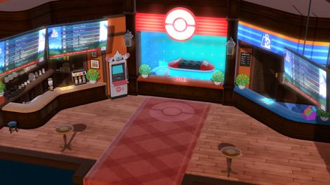 Pokemon Towns, Shop Buildings, Pokemon Center, Pokemon, Deviantart, Building, Pokémon