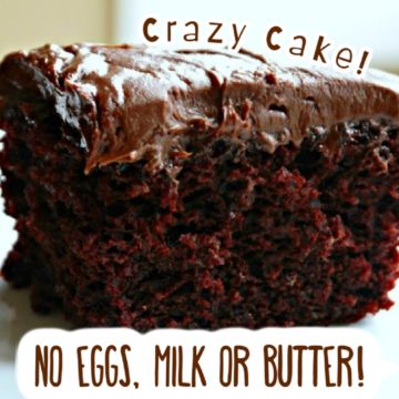 Old Fashioned Baking, Crazy Cake Recipes, Wacky Cake, Triple Chocolate Cake, Chocolate Fudge Frosting, Baking Science, Classic Cake, Crazy Cakes, Triple Chocolate