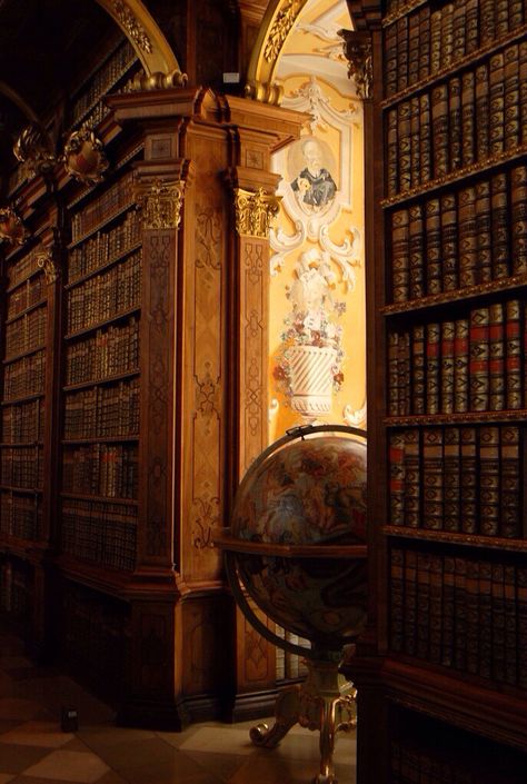 Lots Of Books, World Library, Dream Library, Beautiful Library, Old Library, World Globes, World Globe, Home Libraries, World Of Books