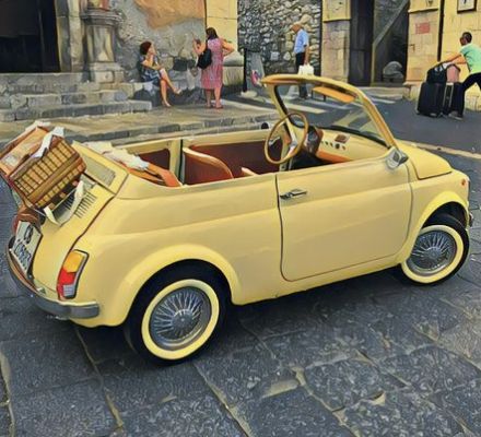 Old Vintage Cars, Combi Volkswagen, Tiny Cars, Yellow Car, Classy Cars, Pretty Cars, Classic Cars Vintage, Mini Cars, My Dream Car