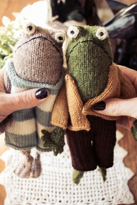 Animal Knitting, Knitting Patterns Toys, Knitted Animals, Knitted Wit, Toy Pattern, 자수 디자인, Frog And Toad, Knitting Ideas, Crochet Edging