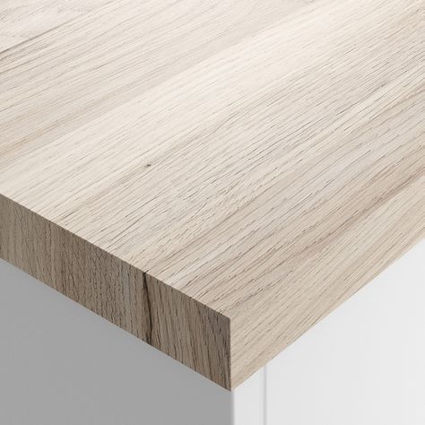 A laminated washed oak edging strip, designed to finish off your kitchen worktop. Washed oak offers a realistic wood look without the hassle of installing real wood.  The woodgrain texture enhances the wood effect, with realistic graining added. Splash Back Ideas, Oak Worktop, Wood Worktop, Kitchen Wrap, Oak Kitchen, Kitchen Worktop, Media Wall, Work Tops, Vinyl Wrap