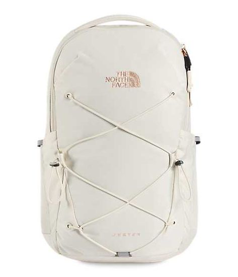 Women's Jester Backpack | Free Shipping | The North Face White North Face Backpack, North Face Bookbag, North Face Backpack School, Northface Backpacks, Jester Backpack, Cute Backpacks For School, Preppy Backpack, North Face Jester, North Face Bag