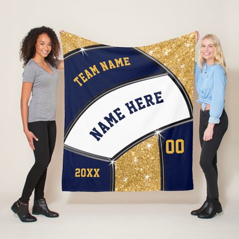 Personalize Volleyball Gift Ideas for Senior Night Fleece Blanket Ideas For Senior Night, Volleyball Christmas Gifts, Volleyball Gift Ideas, Volleyball Room, Night Volleyball, Volleyball Senior Night, Senior Picture Props, Unique Graduation Gifts, Senior Night Gifts