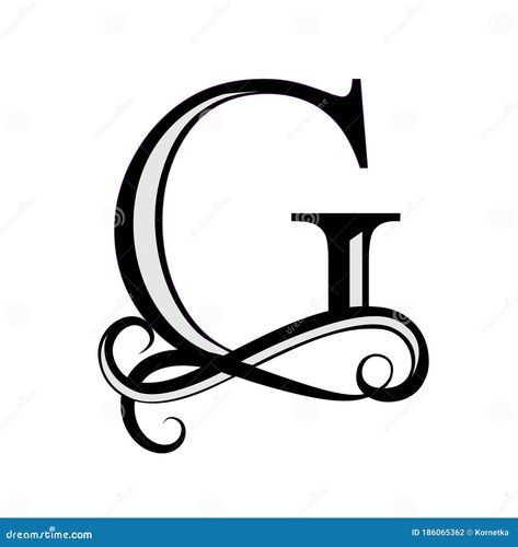 Illustration about Black letter G. Capital Letter for Monograms. Illustration of calligraphy, modern, filigree - 186065362 Letter G Tattoo, G Calligraphy, Celtic Alphabet, Caligraphy Font, G Tattoo, Calligraphy Modern, Font Logo, G Logo, Alphabet Design