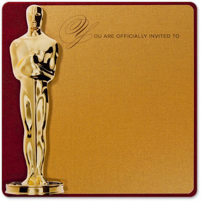 Oscar Invite Oscar Invitation Card, Oscar Statue Template, Oscar Invitations, Oscar Party Invitations, Graduation Checklist, Old Hollywood Prom, Movie Party Decorations, Red Carpet Theme Party, Oscars Theme Party