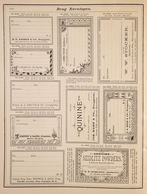 Specimens of druggists' labels...letter-press printing, etc : McNeil Bros. [from old catalog] : Free Download, Borrow, and Streaming : Internet Archive Library Of Congress, Internet Archive, Journal Pages, Letterpress, The Borrowers, Junk Journal, Texts