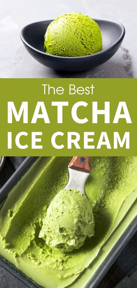 Vegan Matcha Ice Cream Recipe, How To Make Matcha Ice Cream, Homemade Matcha Ice Cream, Ninja Creami Matcha Ice Cream, Macha Ice Cream, Quick Ice Cream Recipe, Recipes With Matcha, Matcha Gelato, Quick Ice Cream