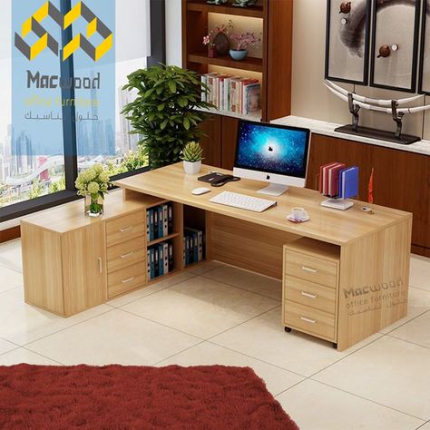 Office Table Design Modern, Small Office Table, Cheap Office Furniture, Small Office Design, Office Table Design, Office Interior Design Modern, Executive Office Desk, Chair Desk, Office Furniture Design