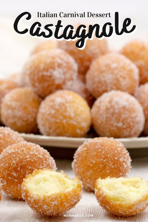 Italian Fried Bread Dough, Deep Fried Dough, Deep Fried Desserts Fair Foods, Deep Fried Desserts Easy, Olive Garden Donuts Recipe, Fried Dessert Recipes, Deep Fried Fair Food, Italian Fried Dough, Fried Doughnut Recipe