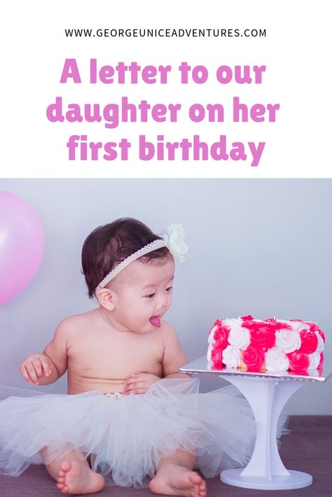 baby girl; one year old; first birthday; sentimental 1st Birthday Quotes For Daughter, First Birthday Wishes For Daughter, 1st Birthday Wishes For Baby Girl, Birthday Wishes For One Year Old, To My Daughter Quotes, Baby’s First Birthday Poem, My Daughter Quotes, 1st Birthday Message, Girl Number